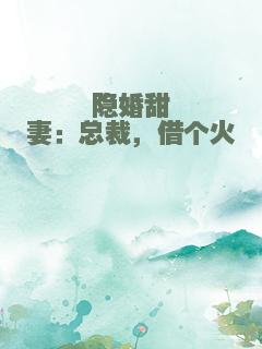 隐婚甜妻：总裁，借个火