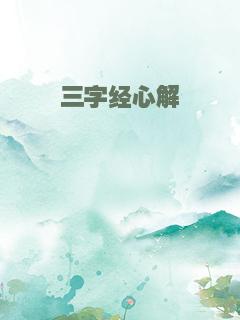 三字经心解