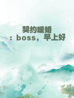 契约暖婚：boss，早上好