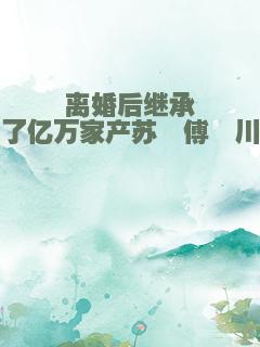 离婚后继承了亿万家产苏楠傅邺川