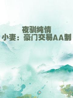 夜驯纯情小妻：豪门交易AA制