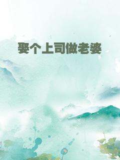娶个上司做老婆