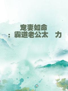 宠妻如命：霸道老公太給力