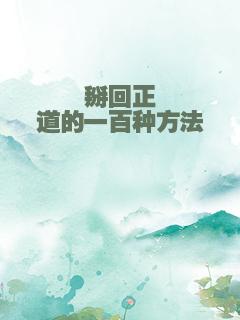 掰回正道的一百种方法