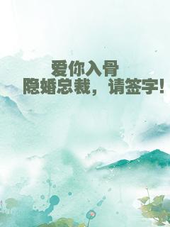 爱你入骨・隐婚总裁，请签字！