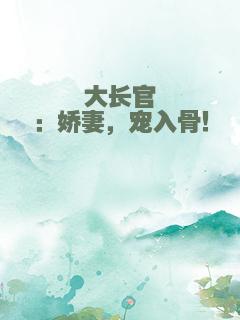 大长官：娇妻，宠入骨！