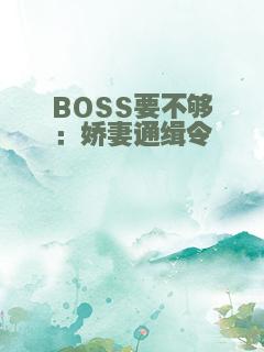 BOSS要不够：娇妻通缉令