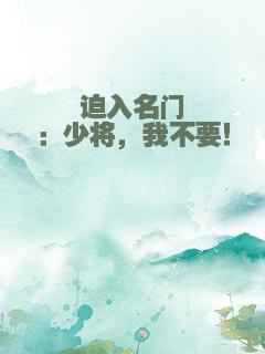 迫入名门：少将，我不要！