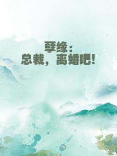 孽缘：总裁，离婚吧！