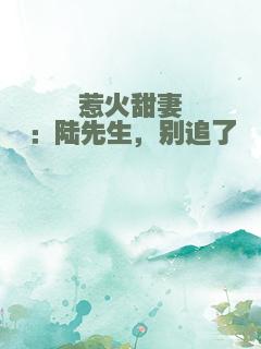 惹火甜妻：陆先生，别追了