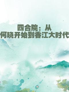 四合院：从何晓开始到香江大时代