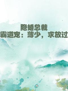 隐婚总裁霸道宠：薄少，求放过