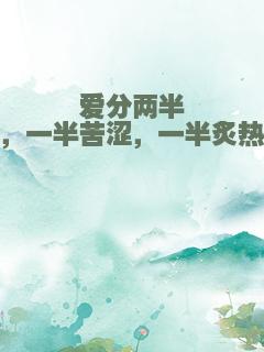 爱分两半，一半苦涩，一半炙热