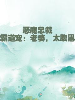 恶魔总裁霸道宠：老婆，太腹黑