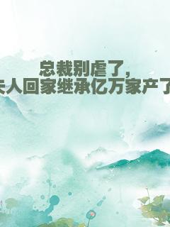 总裁别虐了，夫人回家继承亿万家产了！