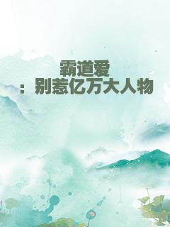 霸道爱：别惹亿万大人物