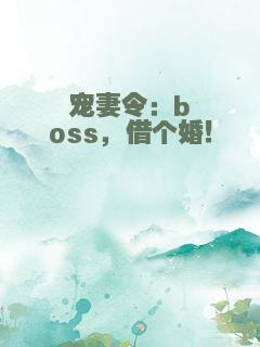 宠妻令：boss，借个婚！