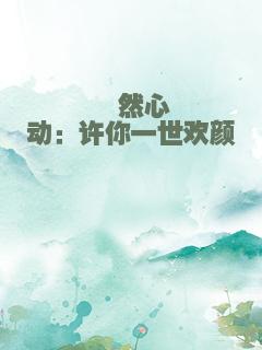 怦然心动：许你一世欢颜