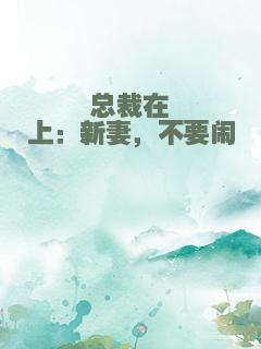 总裁在上：新妻，不要闹