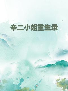 辛二小姐重生录